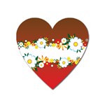 vector-spring-flower-card-02-by-dragonart Magnet (Heart)