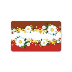 vector-spring-flower-card-02-by-dragonart Magnet (Name Card)