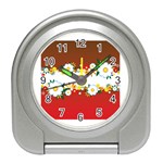 vector-spring-flower-card-02-by-dragonart Travel Alarm Clock