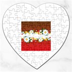 vector-spring-flower-card-02-by-dragonart Jigsaw Puzzle (Heart)