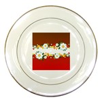 vector-spring-flower-card-02-by-dragonart Porcelain Plate