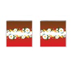 vector-spring-flower-card-02-by-dragonart Cufflinks (Square)