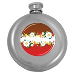vector-spring-flower-card-02-by-dragonart Hip Flask (5 oz)