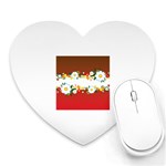 vector-spring-flower-card-02-by-dragonart Mousepad (Heart)