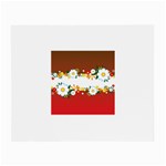 vector-spring-flower-card-02-by-dragonart Glasses Cloth (Small, Two Sides)