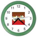 vector-spring-flower-card-02-by-dragonart Color Wall Clock