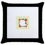 vector-silk-flower-design-card-02-by-dragonart1 Throw Pillow Case (Black)