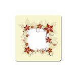 vector-silk-flower-design-card-02-by-dragonart1 Magnet (Square)