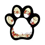 vector-silk-flower-design-card-02-by-dragonart1 Magnet (Paw Print)