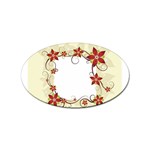 vector-silk-flower-design-card-02-by-dragonart1 Sticker Oval (10 pack)
