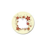 vector-silk-flower-design-card-02-by-dragonart1 Golf Ball Marker (10 pack)