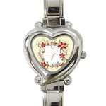 vector-silk-flower-design-card-02-by-dragonart1 Heart Italian Charm Watch