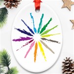 vector-paint-strokes-03-by-dragonart Ornament (Oval)