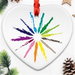 vector-paint-strokes-03-by-dragonart Ornament (Heart)