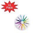 vector-paint-strokes-03-by-dragonart 1  Mini Magnet (10 pack) 