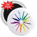 vector-paint-strokes-03-by-dragonart 3  Magnet (100 pack)