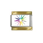 vector-paint-strokes-03-by-dragonart Gold Trim Italian Charm (9mm)