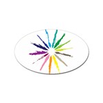 vector-paint-strokes-03-by-dragonart Sticker (Oval)