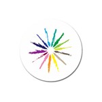 vector-paint-strokes-03-by-dragonart Magnet 3  (Round)