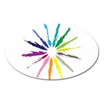 vector-paint-strokes-03-by-dragonart Magnet (Oval)