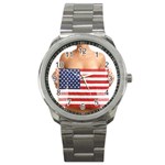 naked girl Sport Metal Watch