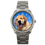 Golden Retriever 4 Sport Metal Watch