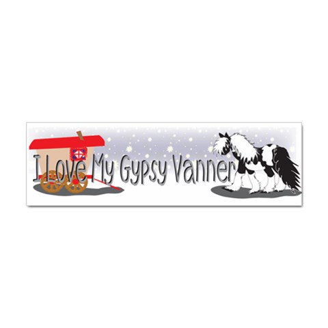 gypsy vanner sticker Sticker Bumper (10 pack) from ArtsNow.com Front