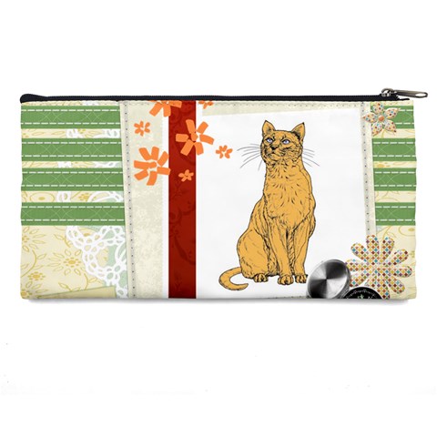 Template Pencil Case from ArtsNow.com Back