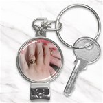 Wedding Anniversary Nail Clippers Key Chain