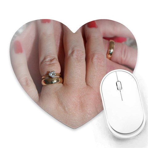 Wedding Anniversary Mousepad (Heart) from ArtsNow.com Front