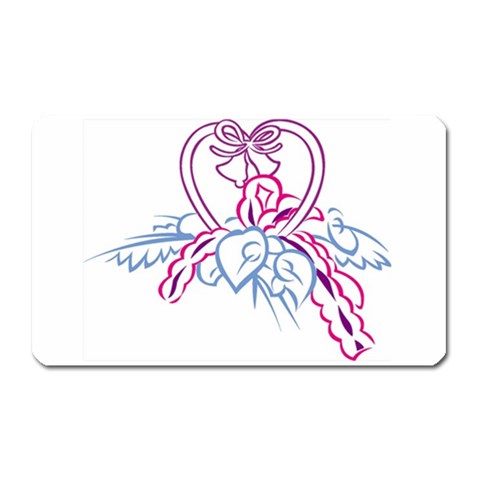 Personalized Wedding Favors Magnet (Rectangular) from ArtsNow.com Front