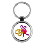 Personalized Wedding Favors Key Chain (Round)