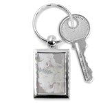 Personalized Wedding Favors Key Chain (Rectangle)