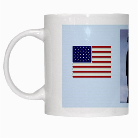 Bald Eagle 2 White Mug from ArtsNow.com Left