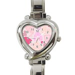 heart shaped ladies wrist watch Heart Italian Charm Watch