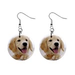 dog 1  Button Earrings