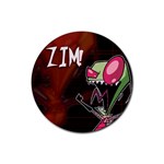 I-am-zim-invader-zim-2879951-1023-768 Rubber Round Coaster (4 pack)