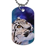 Baby Snow Leopard Dog Tag (One Side)