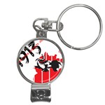 delta sigma theta - som Nail Clippers Key Chain