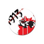 delta sigma theta - som Magnet 3  (Round)