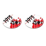 delta sigma theta - som Cufflinks (Oval)