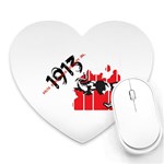 delta sigma theta - som Mousepad (Heart)