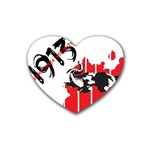 delta sigma theta - som Rubber Coaster (Heart)