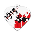 delta sigma theta - som Dog Tag Heart (Two Sides)