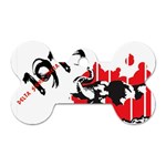 delta sigma theta - som Dog Tag Bone (One Side)