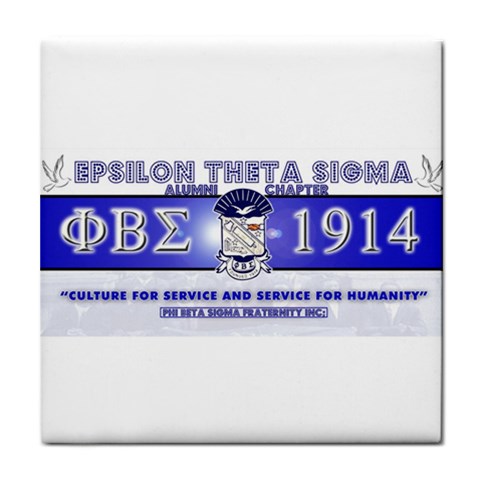 BANNER_for_chapter_alumni CARL D GREENE Tile Coaster from ArtsNow.com Front