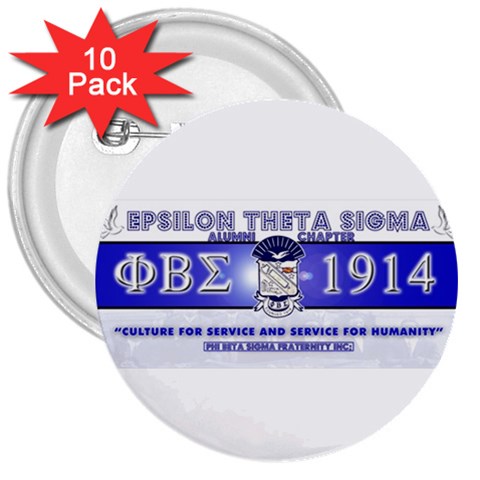 BANNER_for_chapter_alumni CARL D GREENE 3  Button (10 pack) from ArtsNow.com Front