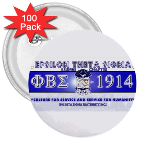 BANNER_for_chapter_alumni CARL D GREENE 3  Button (100 pack) from ArtsNow.com Front