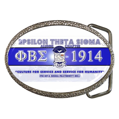 BANNER_for_chapter_alumni CARL D GREENE Belt Buckle from ArtsNow.com Front