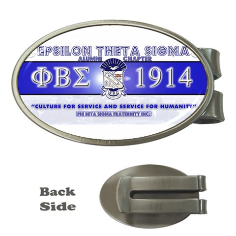 BANNER_for_chapter_alumni CARL D GREENE Money Clip (Oval) from ArtsNow.com Front